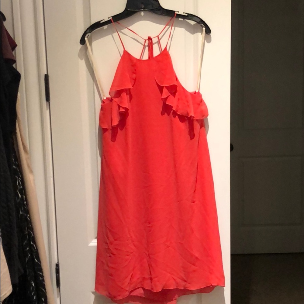 Bcbgeneration  skinny strap coral dress